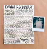 Handwritten Lyrics  - CUSTOM ORDER REQUEST (with Polaroid)