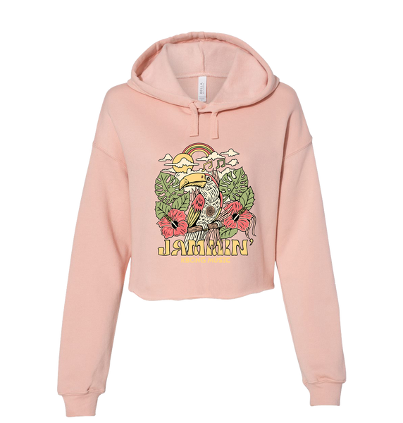 Women's Jammin' Toucan Crop Hoodie [SOLD OUT]