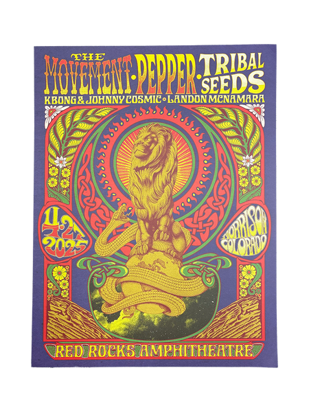 Red Rocks 2025 poster