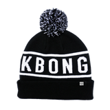 Smile Pom Beanie (Black & White)