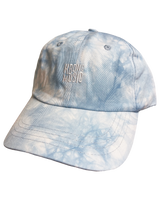 KBong Music Embroidered Tie Dye Dad Hat (Blue)