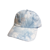 KBong Music Embroidered Tie Dye Dad Hat (Blue)