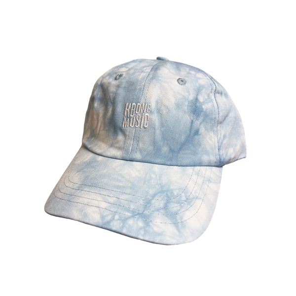 KBong Music Embroidered Tie Dye Dad Hat (Blue)