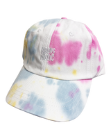 KBong Music Embroidered Tie Dye Dad Hat (Cotton Candy)