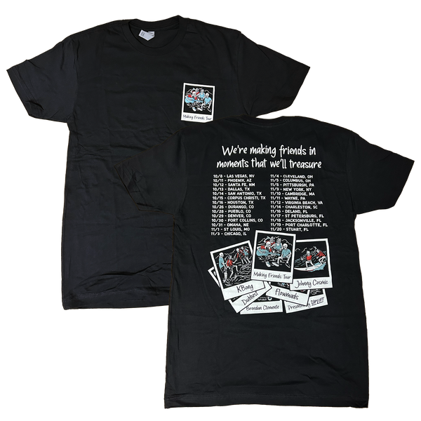 Making Friends Tour Tee (Black)