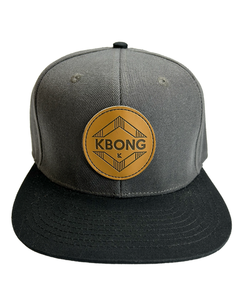 KBong Leather Circle Patch Hat