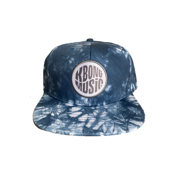 KBong Tie Dye Patch Snapback (Blue)