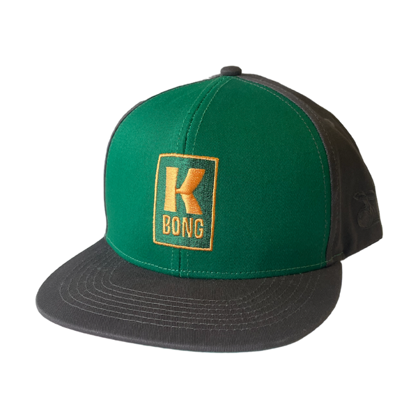 KBong x Seedless Collab Snapback (Green & Grey)