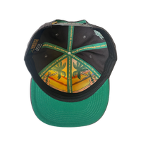 KBong x Seedless Collab Snapback (Green & Grey)